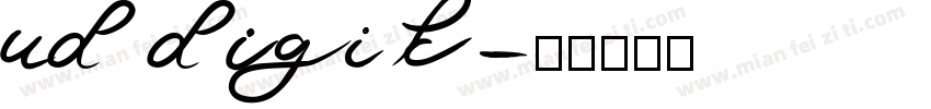 UD DIGi K字体转换